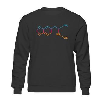 Mdma Ecstasy Techno Chemical Molecule Funny Edm Rave Party Sweatshirt | Favorety CA