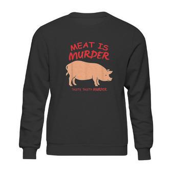 Meat Is Murder Tasty Murder Bacon By Zany Sweatshirt | Favorety UK