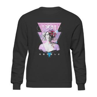 Medusa Statue Aesthetic Art Retro Japanese Otaku Sweatshirt | Favorety UK