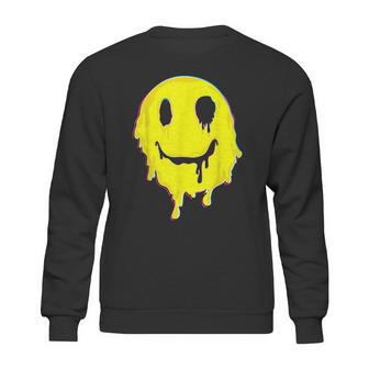 Melting Smiley Face Halloween Sweatshirt | Favorety CA