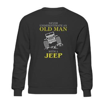 Mens Funny Jeep Tshirt Old Man With A Jeep Tee Sweatshirt | Favorety CA