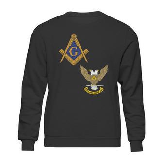 Mens Mason Scottish Rite Split Masonic Wings Up Sweatshirt | Favorety UK