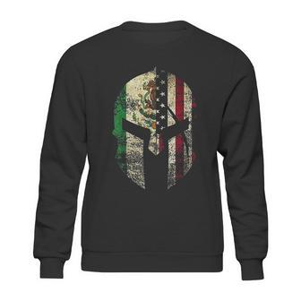 Mexican American Spartan Helmet Chicano Pride Sweatshirt | Favorety