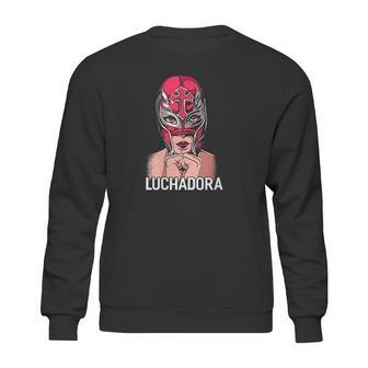 Mexican Female Wrestler Chingona Lucha Libre Luchadora Sweatshirt | Favorety CA