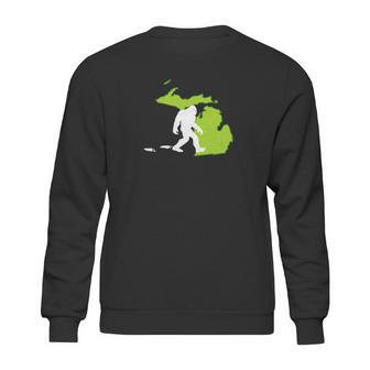 Michigan State Bigfoot Hunter Sweatshirt | Favorety