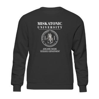 Miskatonic University Arcane Book Research Department Sweatshirt | Favorety AU