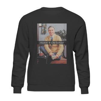 Mister Rogers Kickin It Old School Official Fitted T-Shirt Sweatshirt | Favorety CA