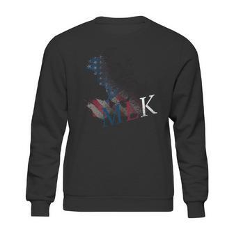 Mlk Portrait Martin Luther King Jr Sweatshirt | Favorety