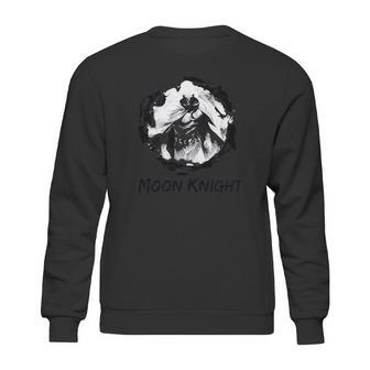 Moon Knight Paint Smudge Print Graphic Sweatshirt | Favorety UK