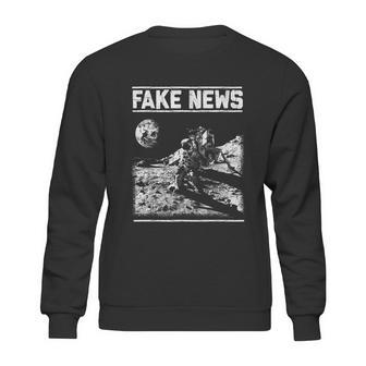 Moon Landing Hoax Apollo 11 1969 Conspiracy Theory Fake News Sweatshirt | Favorety