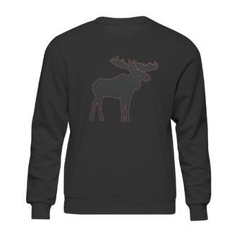 Moose Faux Stitched New Sweatshirt | Favorety DE