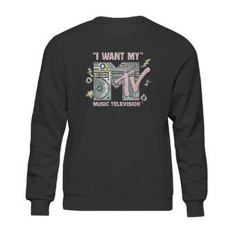 Mtv I Want My Mtv Vintage Speakers Sweatshirt | Favorety UK