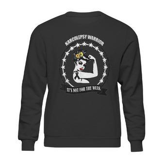 Narcolepsy Warrior -Black Ribbon Support Sweatshirt | Favorety