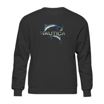 Nautica Mens Cotton Fish Print Series Graphic Sweatshirt | Favorety UK