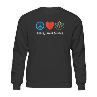 Neil Degrasse Tyson Peace Love & Science Sweatshirt | Favorety AU