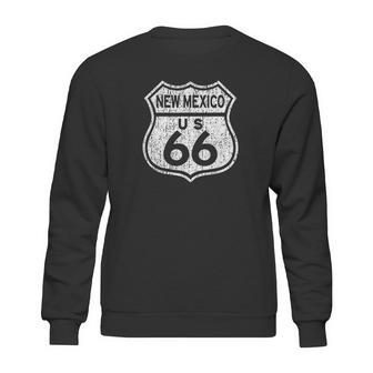 New Mexico Historic Route 66 Distressed Graphic Sweatshirt | Favorety CA