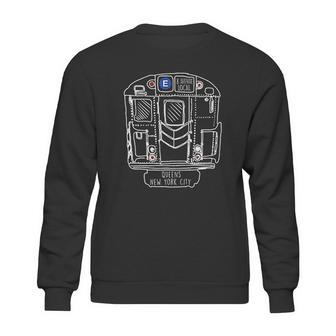 New York City Subway Queens E Train Sweatshirt | Favorety UK