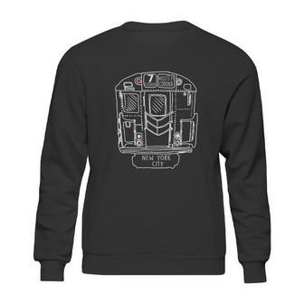 New York City Subway Train Vintage Nyc Train Sweatshirt | Favorety