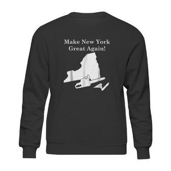 Make New York Great Again Supporting 2 States Sweatshirt | Favorety