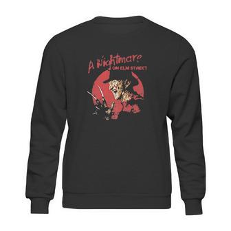 A Nightmare On Elm Street Freddy Circle Sweatshirt | Favorety CA