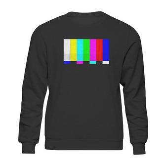 No Signal Television Screen Color Bars Test Pattern Sweatshirt | Favorety CA