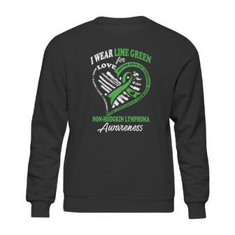 Non-Hodgkin Lymphoma T Shirt - I Wear Lime Green For My Hero Sweatshirt | Favorety