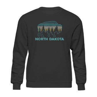 North Dakota Bison Vintage American Buffalo Sweatshirt | Favorety DE