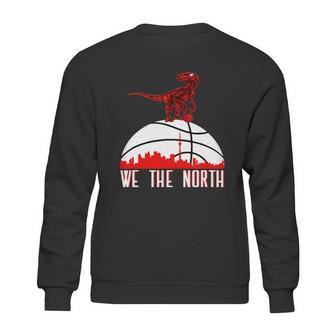 We The North Toronto Raptors Dinosaur Basketball Sweatshirt | Favorety AU