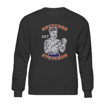 Old Fashioned Prison Inmate With Tattoo Sweatshirt | Favorety UK