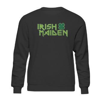 Old Glory St Patricks Day Irish Maiden Juniors Sweatshirt | Favorety CA