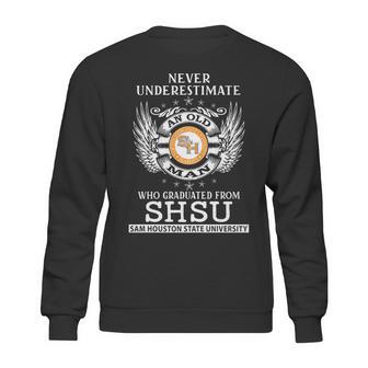 Old Man- Graduated From Shsu- Sam Houstan State University Sweatshirt | Favorety CA