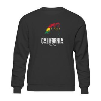 One Love California Bear Reggae Cali Vacation Tee Sweatshirt | Favorety