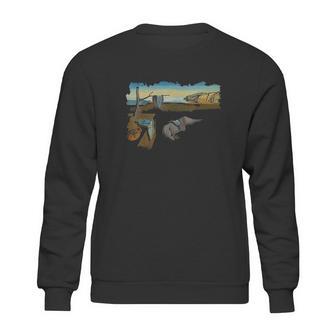 Painting By Dali Distress The Persistence Of Memory Famous Sweatshirt | Favorety AU