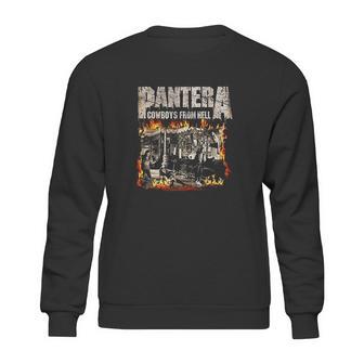 Pantera Official Cowboys From Hell Cover Fire Sweatshirt | Favorety AU