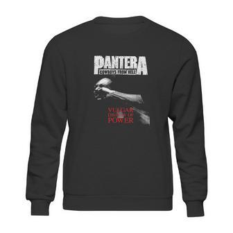 Pantera Vulgar Display Of Power Print Design Sweatshirt | Favorety