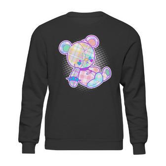 Pastel Kawaii Cute Goth Punk Teddy Bear Sweatshirt | Favorety CA