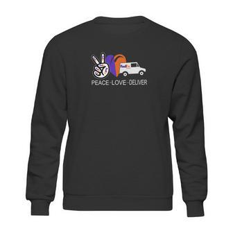 Peace Love Deliver Fedex Express Sweatshirt | Favorety CA