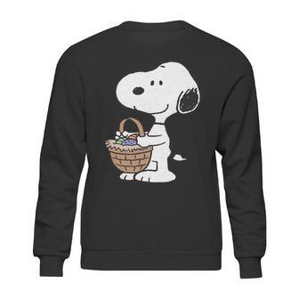 Peanuts Snoopy Easter Basket Sweatshirt | Favorety