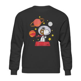 Peanuts Snoopy Space Pilot Mars Moon And Saturn Shirt Sweatshirt | Favorety UK