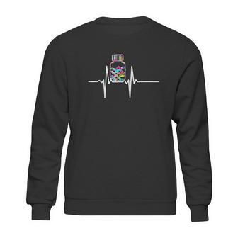 Pharmacist Gift Chemist Pharmacy Heartbeats Meds Sweatshirt | Favorety