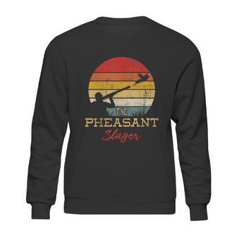 Pheasant Slayer Flying Bird Hunter Shooting Hunting Sweatshirt | Favorety DE