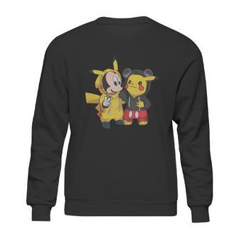 Pikachu And Mickey Sweatshirt | Favorety