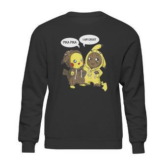 Pikachu Pika Pika I Am Groot Sweatshirt | Favorety AU