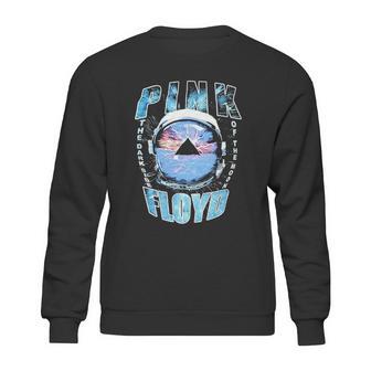 Pink Floyd Dark Side Of The Moon Astronaut Helmet Black Graphic Sweatshirt | Favorety