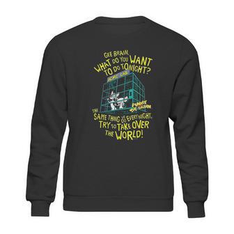 Pinky And The Brain The World Sweatshirt | Favorety