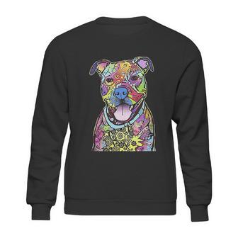 Pitbull Colourful Pit Bulls Dog Lovers Gift Sweatshirt | Favorety CA