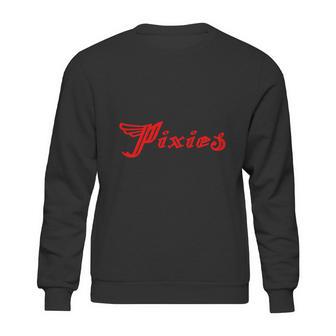 Pixies Band Logo Art Wing Red Sweatshirt | Favorety AU