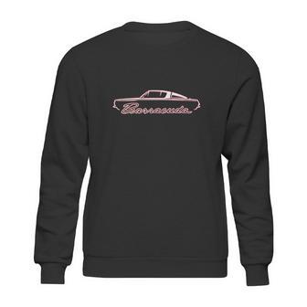 Plymouth Barracuda Classic Outline Design Red Sweatshirt | Favorety CA