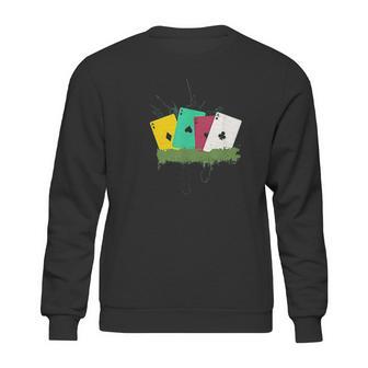 Poker Card Deck Ace Diamond Heart Gambling Spade Sweatshirt | Favorety UK