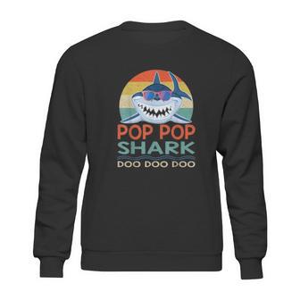 Pop Pop Shark Doo Doo Doo Baby Shark Sweatshirt | Favorety